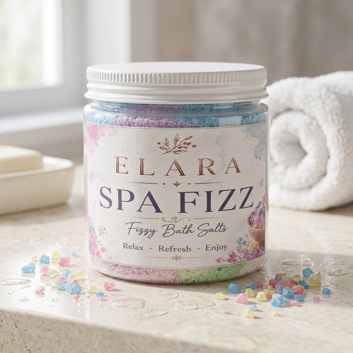 Spa Bath Fizz Salt