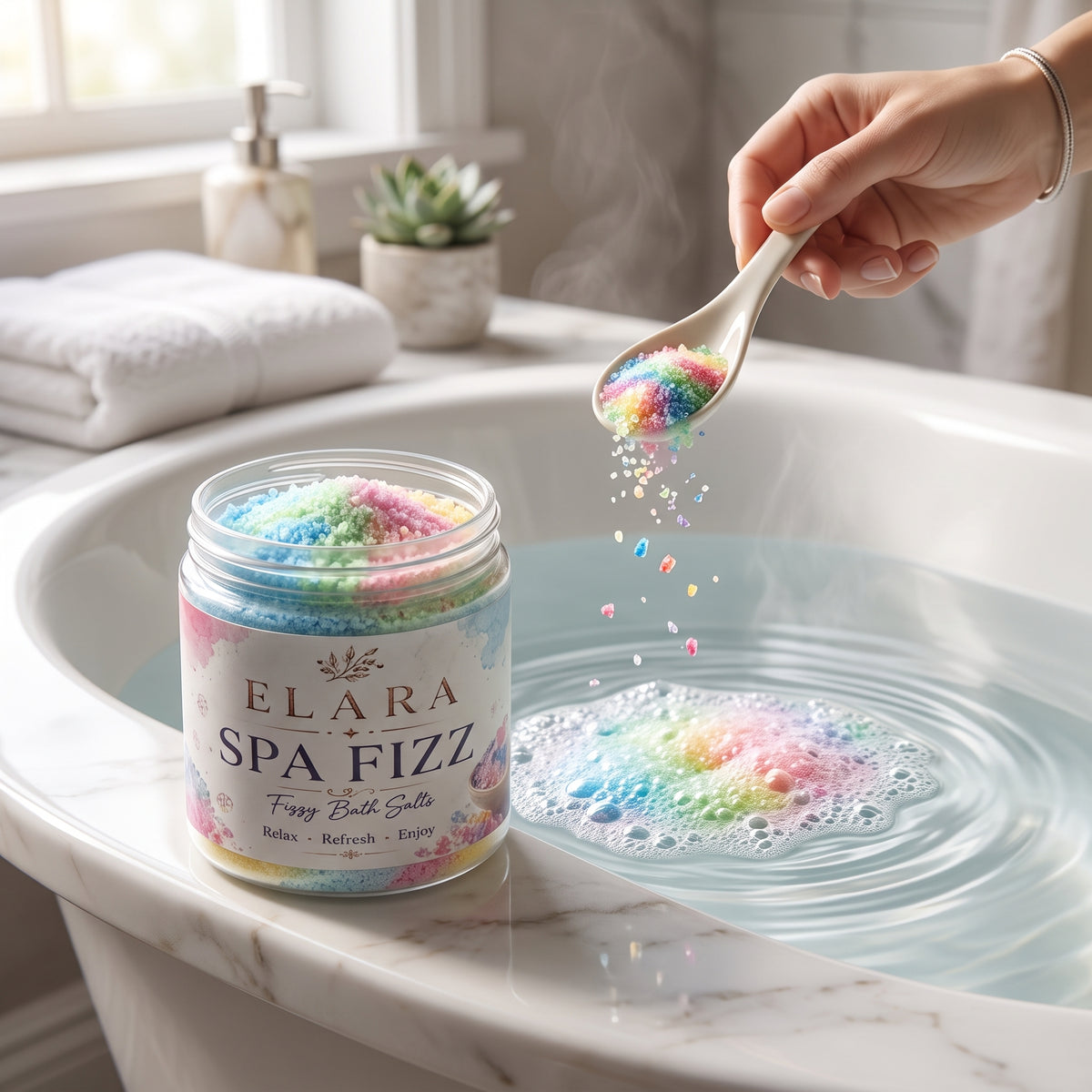 Spa Bath Fizz Salt