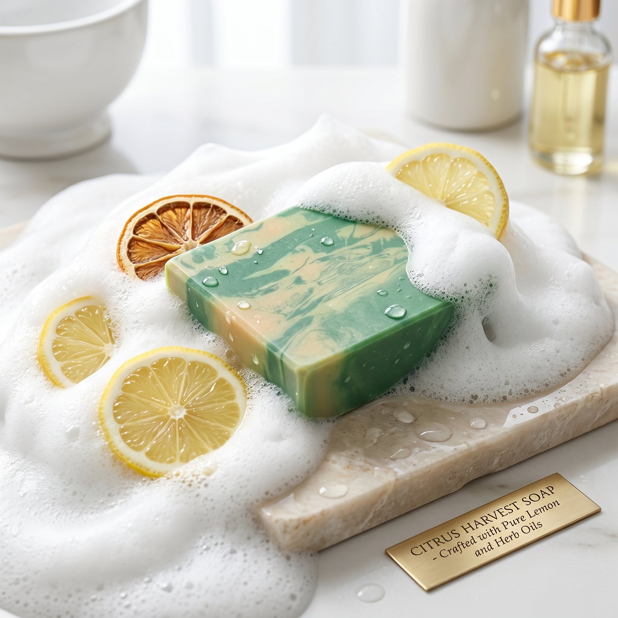 Lemon Mint Soap Bar 150 GM